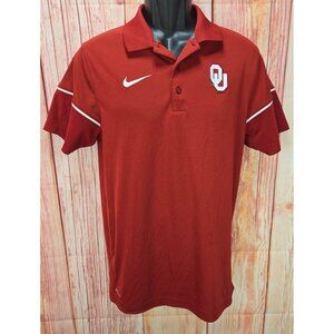 Oklahoma Sooners Nike Dri-Fit Mens Red Polo Small